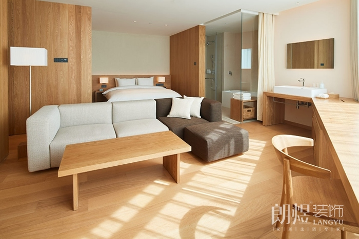 簡潔舒適無印良品酒店效果圖