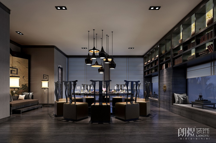 中式養(yǎng)生會所裝修效果圖