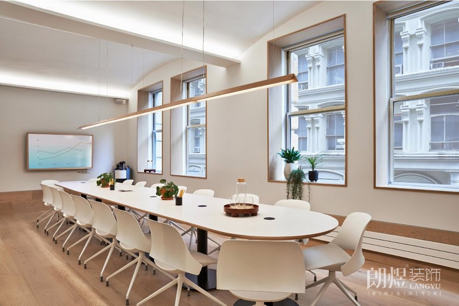 中小型會(huì)議室布置效果圖2