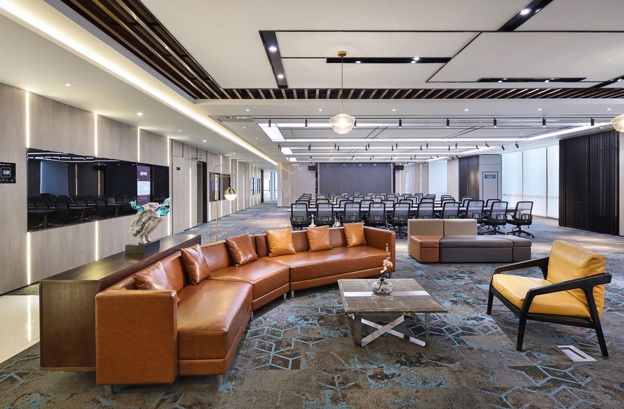 辦公室開(kāi)放式會(huì)議室設(shè)計(jì)效果圖