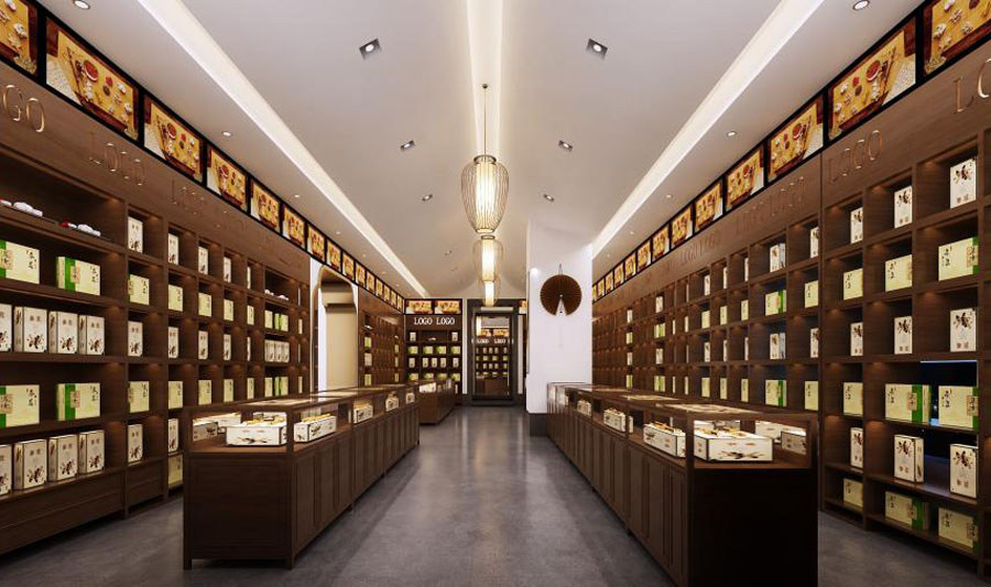 簡約大氣中醫(yī)館裝修設(shè)計(jì)效果圖