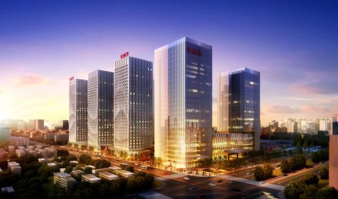 成都萬達甲級寫字辦公樓裝修效果圖