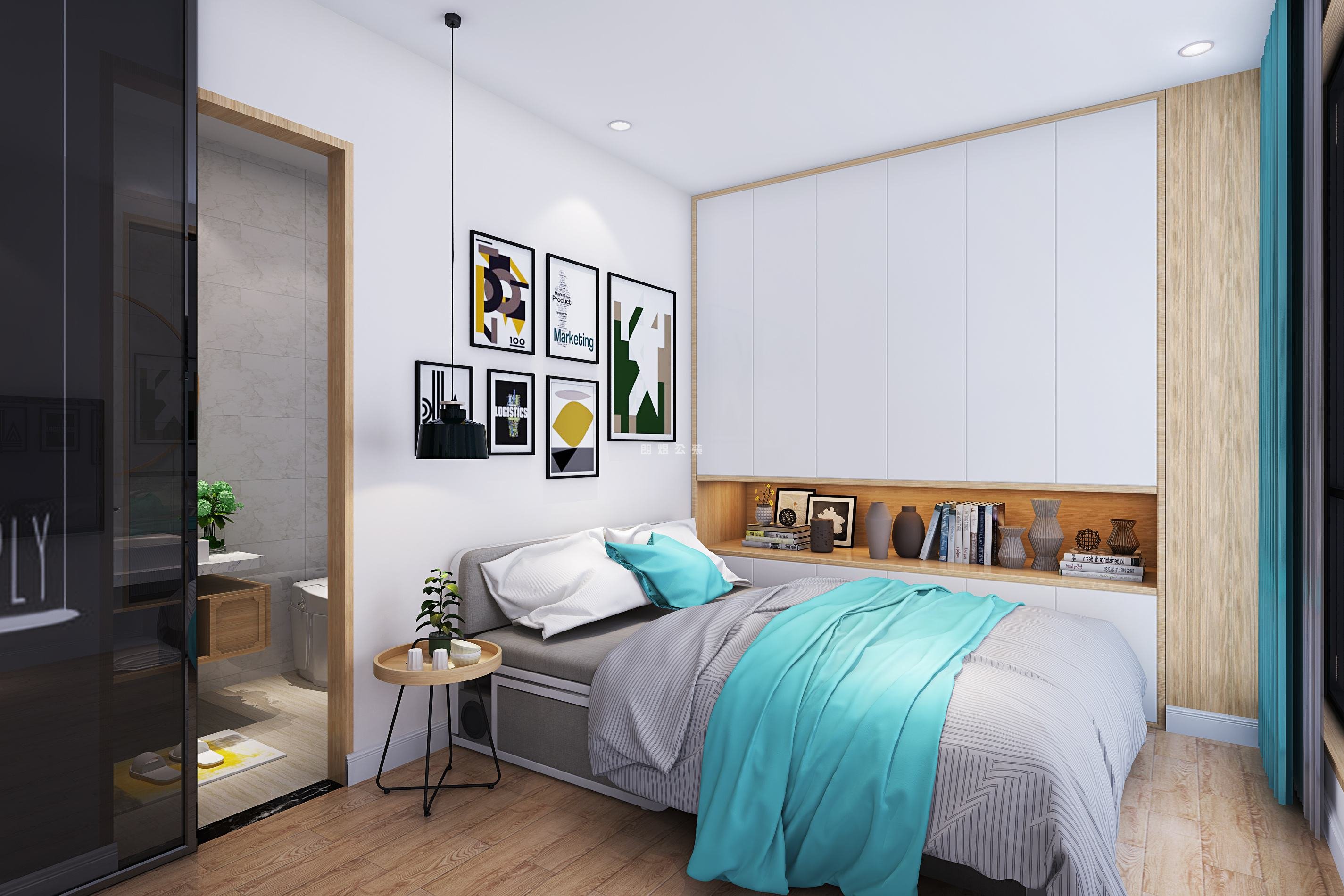 酒店客房背景墻北歐設(shè)計(jì)風(fēng)格