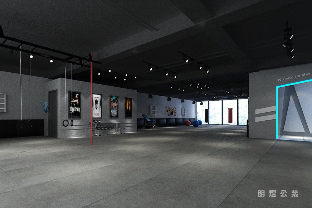 工業(yè)風跆拳道館設(shè)計效果圖