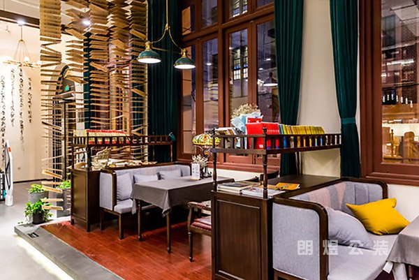 高檔書(shū)吧裝修實(shí)景圖