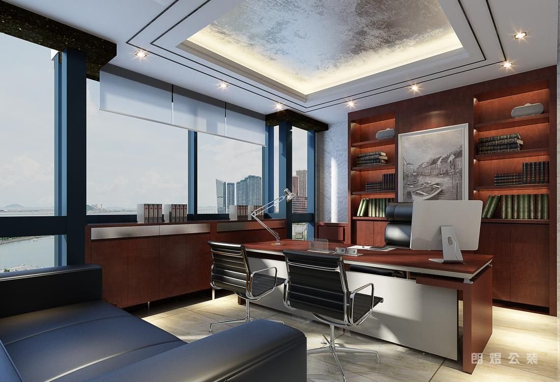總經(jīng)理辦公室吊頂裝修效果圖