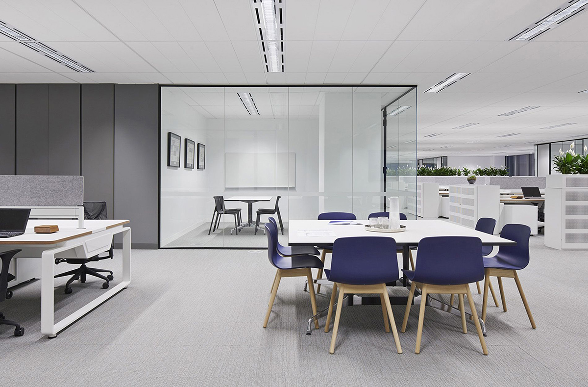 1000平寫字間辦公室裝修設(shè)計圖