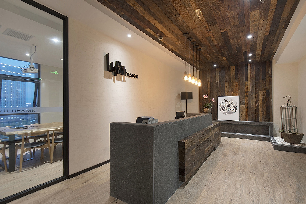 辦公室前臺(tái)設(shè)計(jì)實(shí)景