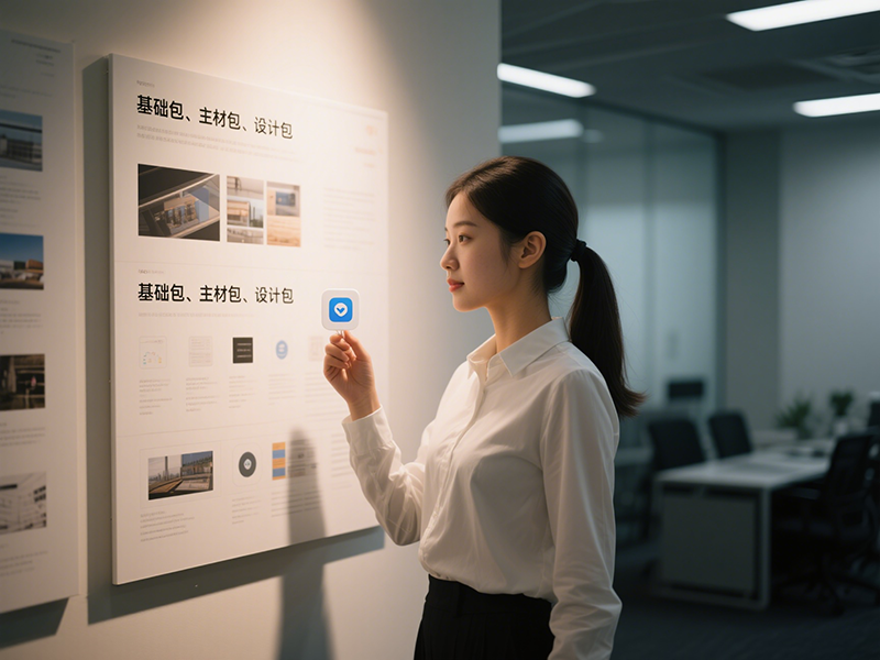 辦公室裝修基礎(chǔ)包、主材包、設(shè)計包