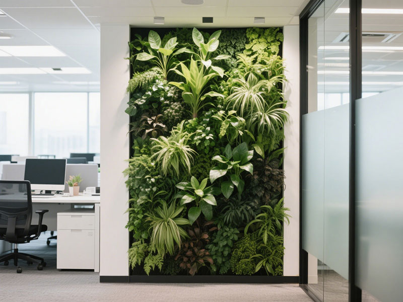 辦公室綠植墻面