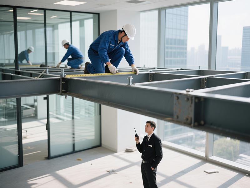 辦公室二層搭建施工