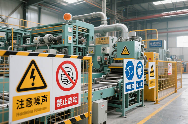 廠房生產(chǎn)線安全標(biāo)識(shí)