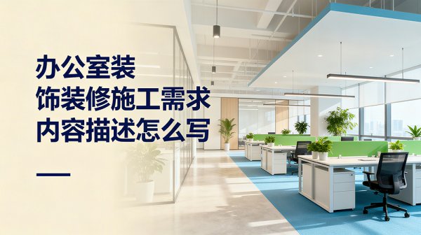 辦公室裝飾裝修施工需求內(nèi)容描述怎么寫？