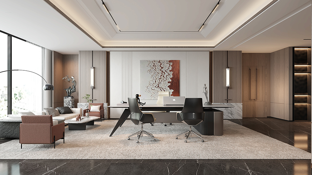 豪華辦公室裝修設計效果圖